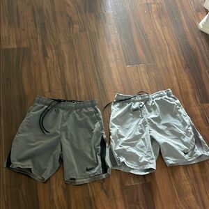 2 Nike Dri-Fit shorts with pockets